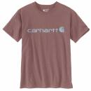 Carhartt Women Workwear Logo Short-Sleeve T-Shirt - raisin heather - M