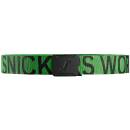 Snickers SWW logo belt - apple green-black