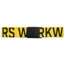 Snickers SWW logo belt - yellow-black