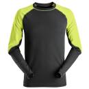 Snickers neon long sleeve T-shirt  - black-neon yellow - L