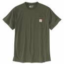 Carhartt Force Flex Pocket T-Shirt S/S - basil heather - M