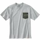 Carhartt Camo Pocket Graphic T-Shirt S/S - heather grey -...
