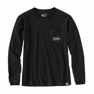 Carhartt Women Shamrock Graphic T-Shirt L/S - black - XL