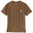 Carhartt Workwear Pocket Short Sleeve T-Shirt - oiled walnut heather - L