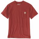 Carhartt Workwear Pocket Short Sleeve T-Shirt - chili pepper heather - L