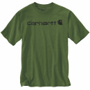 Carhartt Emea Core Logo Workwear Short Sleeve T-Shirt - arborvitae heather - XS