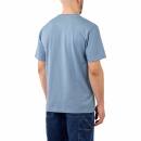 Carhartt Emea Core Logo Workwear Short Sleeve T-Shirt - alpine blue heather - M
