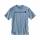 Carhartt Emea Core Logo Workwear Short Sleeve T-Shirt - alpine blue heather - XL