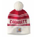 Carhartt Knit Cuffed Logo Beanie - red