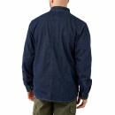 Carhartt Denim Fleece Lined Snap Front Shirt