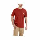 Carhartt Workwear Pocket Short Sleeve T-Shirt - fire red heather - M