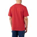 Carhartt Workwear Pocket Short Sleeve T-Shirt - fire red heather - L