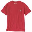 Carhartt Workwear Pocket Short Sleeve T-Shirt - fire red heather - XL