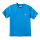 Carhartt Workwear Pocket Short Sleeve T-Shirt - marine blue heather - L