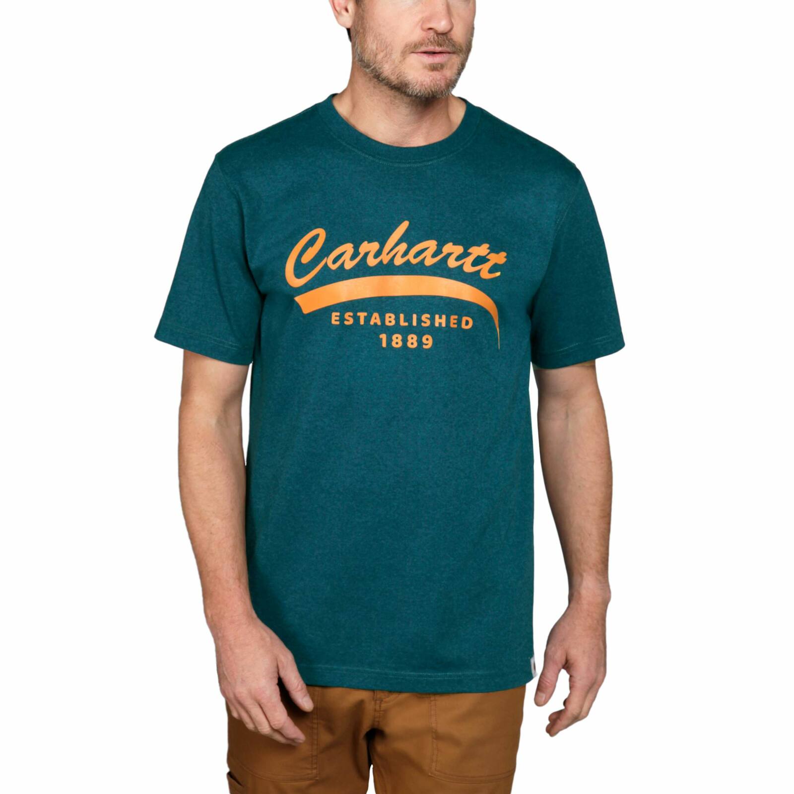 Carhartt Relaxed Fit Heavyweight Short -Sleeve Graphic T-Shirt - Road ...