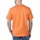 Carhartt Workwear Pocket Short Sleeve T-Shirt - marmelade heather - L