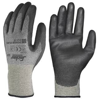 Snickers Power Flex Cut 5 Gloves - rock grey-black - 7| S