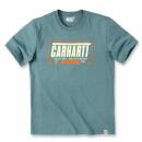 Carhartt Heavyweight S/S Graphic T-Shirt - sea pine heather - M