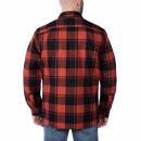 Carhartt Flannel Sherpa-Lined Shirt Jac - red ochre - L
