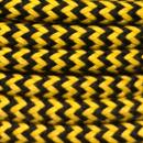 Liros Seastar Color - 10 mm Arbeitsseil - Meterware - schwarz-gelb