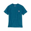 Carhartt Workwear Pocket Short Sleeve T-Shirt - depp lagoon heather - XL