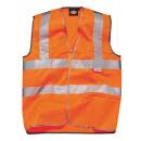 Dickies High Visibility Highway Safety Waistcoat - Orange